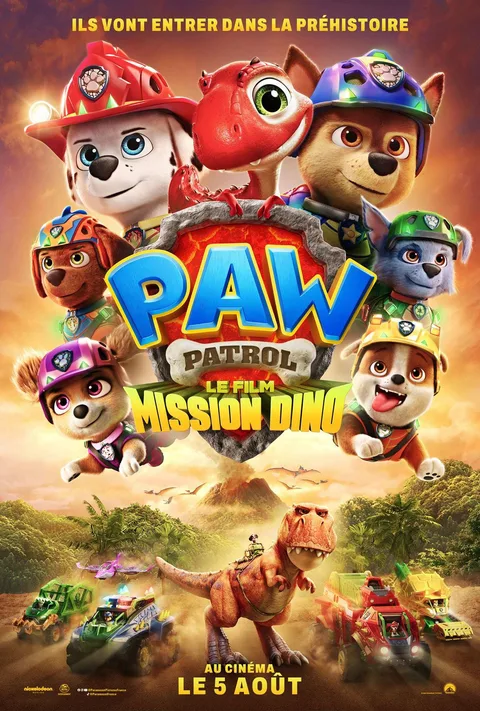 Affiche de La Pat’ Patrouille : Le film mission Dino